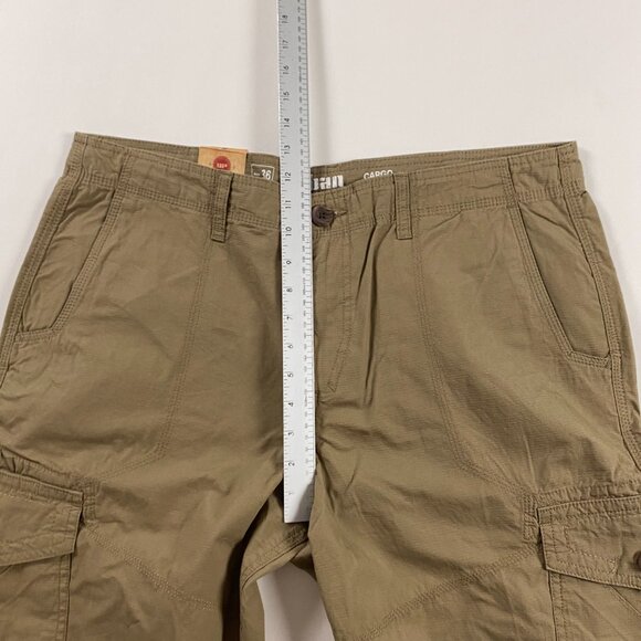 NWT Urban Pipeline UH Mini Ripstop Cargo Shorts Mens Size 36 Measures 39 Khaki - Picture 9 of 12